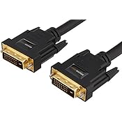 Amazon.com: AmazonBasics DVI to DVI Cable - 3 Feet (0.9