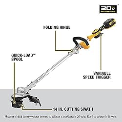 DEWALT 20V MAX* String Trimmer Kit, 5-Ah