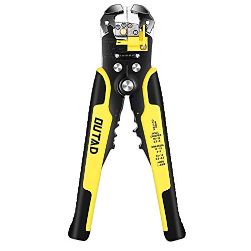 OUTAD Wire Strippers, Self-Adjusting Insulation Stripper Wire, For AWG 10-24, Automatic Wire Stripping Tool Cutting Pliers Tool, 1 Piece - Thumbnail 7