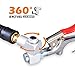 FYPower 20 Pieces Air Compressor Accessories kit, 3/8 inch x 50 ft Hybrid Air Compressor Hose Kit, 1/4