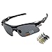 Sports Sunglasses, L·V·X·ING LVX548 Mens Polarized Sunglasses Mens Glasses Exchangeable 5 UV400 Lenses Cycling Hiking Running Outdoor Sunglasses Upgraded Design