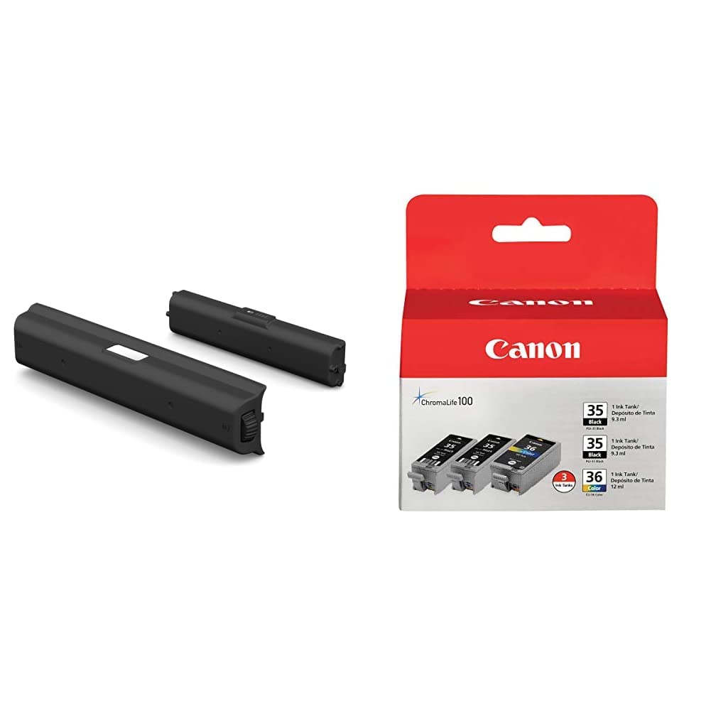 Canon PIXMA TR150 Portable Printer Bundle with LK-72 Battery Pack and PGI-35/CLI-36 Ink Cartridges