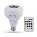 JahyShow LED RGB Color Bulb Light E27 Bluetooth Control Smart Music Audio Speaker Lamps