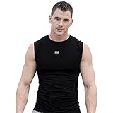 Zensah Sleeveless Compression Shirt - Muscle Shirt - Base Layer Workout Shirt - Fitness Shirt, Best Shirt for Working Out - Muscle Compression Shirt - Perfect for Basketball and Baseball
