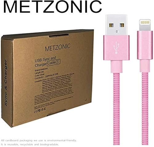 Metzonic Apple MFi Certified iPhone Charger Pack Metal