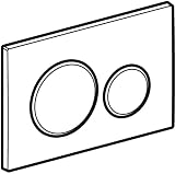Geberit Sigma 20 Actuator Plate Rushed Polished Stainless Steel 115.882.SN.1 view 2