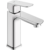 Grohe 1019200000 Cubeo Single Hole Single Handle M-Size Bathroom Faucet, 1.2 GPM, Starlight Chrome