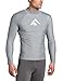 Kanu Surf Men's Long Sleeve Platinum UPF 50+ Rashguard, Grey, Medium