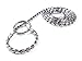 Didog Solid Snake P Choke Metal Chain Dog Collar (2.0mm35cm)