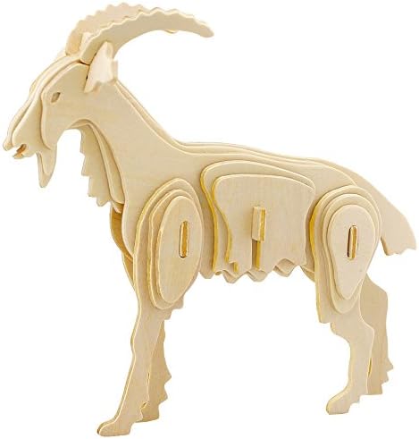 Wooden 3D Puzzle Chinese Zodiac Animal Goat