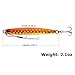 Goture Fishing Jigs - Freshwater Saltwater Fishing Lures Bass Lures Lead Fishing Spoons Jigging Lures (Pack of 3)