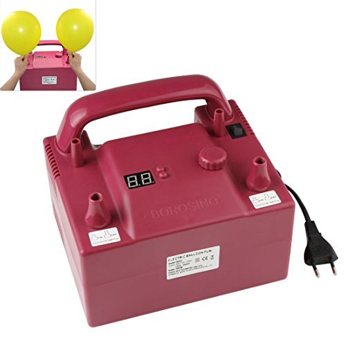OriGlam 【2019 All New】 Portable Electric Balloon Blower Pump, Dual Nozzle Balloon Air Inflator, 110V 680W with 2…