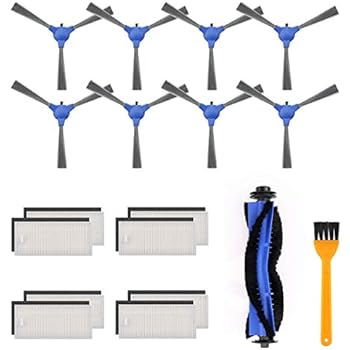 Keenstone Replacement Parts Kit for Eufy RoboVac 11S, RoboVac 30, RoboVac 30C, RoboVac 15C, RoboVac 12, RoboVac 35C Robotic Vacuum Cleaner Accessory
