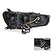 Spec-D Tuning 2LHP-EVO08G-8-TM Mitsubishi Lancer EVO X 10 Glossy Black R8 Style LED Projector Headlights