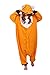 WOTOGOLD Animal Cosplay Costume Fox Unisex Adult Pajamas Dark ,Small,Dark Yellow Fox