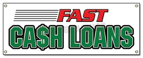 Amazon Com 72 Fast Cash Loans Banner Sign Pawn Shop Signs Loan