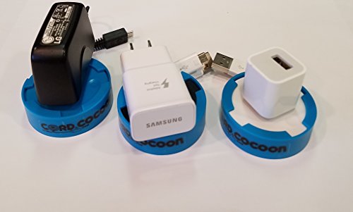 Cord and Cable holder for cell phone and tablets (3 pack Set)