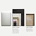 JSTORY Medium Monthly Planner Lays Flat Undated Year Round Flexible Cover Goal/Time Organizer Thick Paper Eco Friendly Customizable Stitch Bound A5 16 Months 2 Pack of 18 Sheets Kraft (Brown)