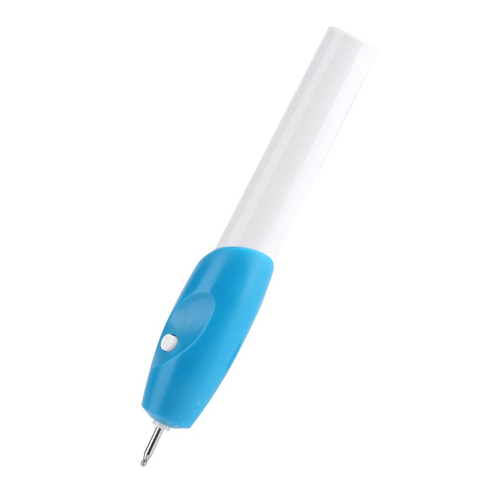 Mini Electric Engraving Pen Handheld Carving Pen Engraver Tool for Glass Metal Plastic Wood Baking Paper