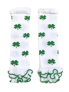 Shamrock Leg Warmers for Toddler Girls