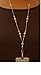 Rosehill White Pearl Beads Fashion Lanyard Necklace Hand Beaded with Breakaway Magnetic Clasp and Swirl Hook. Perfect for ID Badges and Key Chain. Back to Office in Style!