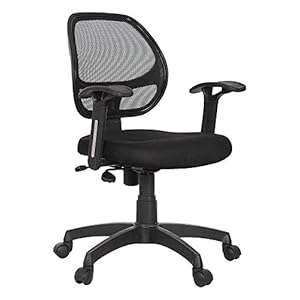 Townsville Versailles 4030M Fabric Chair (Black, 110 Kg)