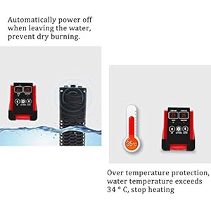 Knoijijuo Sommergibili Acquario riscaldatore, elettronico di Temperatura costante Fish Tank Heater con Display Digitale… Knoijijuo Knoijijuo Sommergibili Acquario riscaldatore, elettronico di Temperatura costante Fish Tank Heater con Display Digitale…