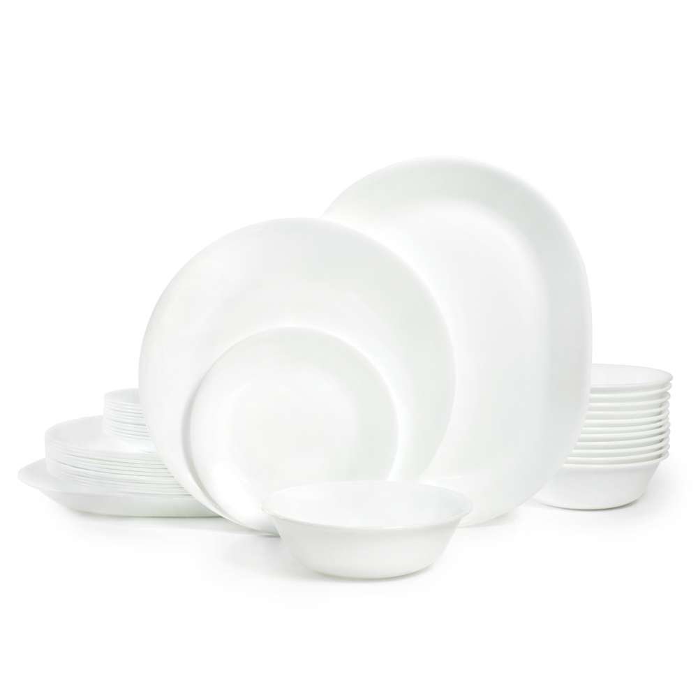 Corelle Winter Frost White Dinnerware Set (38Piece, Service for 12