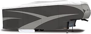 ADCO 34857 Designer Series Gray/White 37' 1" - 40' DuPont Tyvek Fifth Wheel Trailer Cover