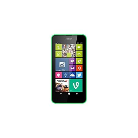 Nokia A00018491 Lumia 630 Smartphone (11,4 cm (4,5 Zoll) Display, 5 Megapixel Kamera, 8GB Speicher, Android) grün
