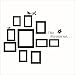 Fange DIY Removable the Memories Quotes 10 Black Photo Picture Frames Collage Birds Tree Branch Leaf Art Mural Vinyl Waterproof Wall Stickers Kids Room Decor Nursery Decal Sticker Wallpaper 41.3''x32.2''