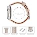 OULUCCI Compatible Apple Watch Band 38mm 40mm, Top Grain Leather Band Replacement Strap for iWatch Series 4,Series 3,Series 2,Series 1,Sport, Edition