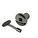 Starfire Designs 3" Universal Valve Key and Deluxe Decorative Valve Flange (Flange & Key, Pewter)