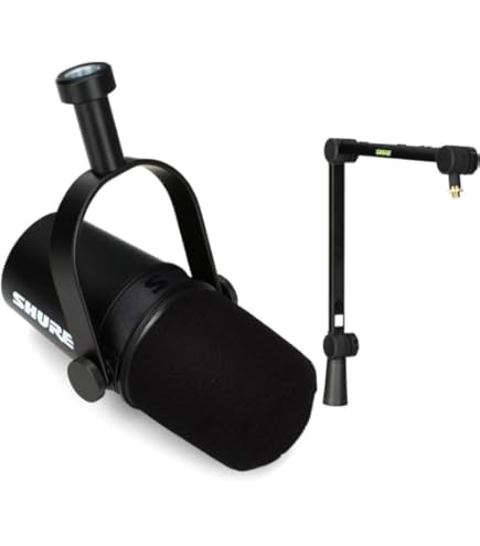 Amazon.com: Shure SM7B Dynamic Microphone with Boom Arm and