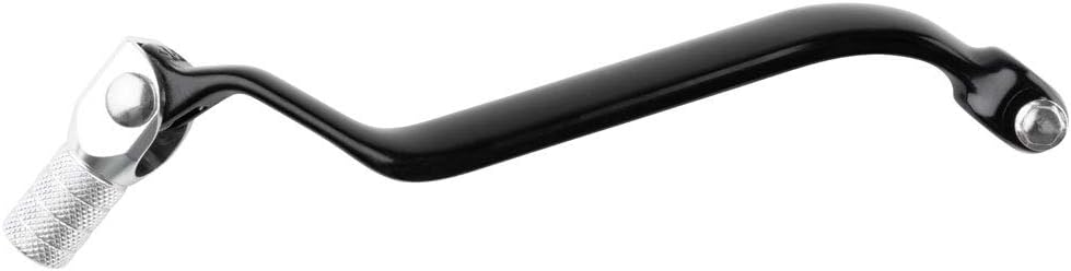 Tusk Folding Shift Lever +10mm Black/Silver Tip - Fits: Kawasaki KLR650 1987-2018: Automotive