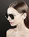 O2 Eyewear 97025 Premium Oversized Flat Aviator Mirrored Sunglass Womens Mens