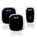 Wireless Doorbell, ZetHot Waterproof Wireless Door Bell Chime Kit With 1000 feet Range, 36 Chimes, 4-Level Volume with Blue Light, No Batteries Required for Receivers