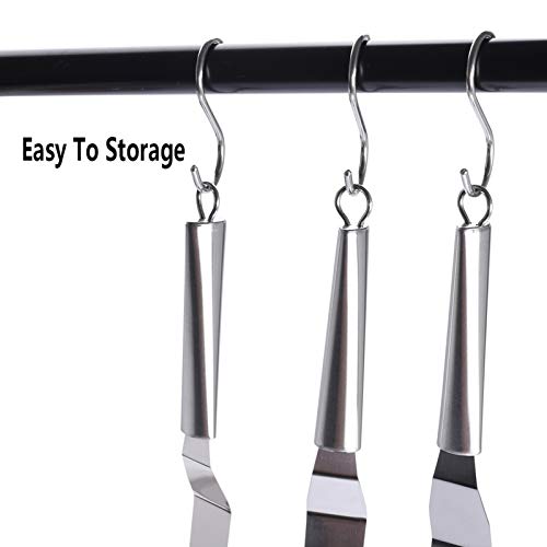 Offset Spatula set Stainless Steel Cake Icing Spatulas 6 8 10 Inch