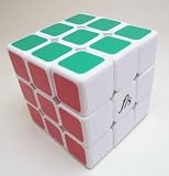 FangShi (Funs) Shuang Ren 3x3 White Speedcubing Puzzle 3x3x3