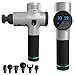 PretiHom Percussion Massage Gun, Massage Impact Device Wireless Handheld Vibration Deep Tissue Muscle Electric Gun Quiet Brushless Motor with 4 Massage Heads and 6 Adjustable Speed