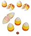 24 Candy Corn Halloween Treat containers - fill with candy or use as Halloween hanging decorations!