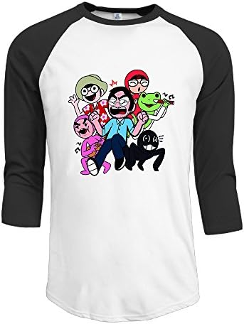 SKOMC Filthy Frank Concert 3/4 Sleeve Baseball T-shirts For Mens Black