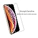 iPhone X Screen Protector (3-Pack), TEIROO Tempered Ballistic Glass Screen Protector Compatible iPhone X/iPhone 10 2017 [Case Friendly] [Easy Install] [3D Touch] [Ultra Clear] [Shatter Proof]
