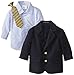 Nautica Boys' 4-Piece Suit Set with Dress Shirt, Tie, Jacket, and Pants, Classic Navy, 12 Months