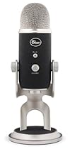 Blue Yeti Pro USB Condenser Microphone, Multipattern.
