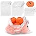 Reusable Produce Bags For Keeping Vegetablesand Fruit Fresh Without The Plastic Waste - 9 Pack With Tare Weights
