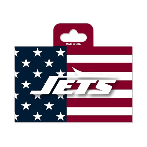 Rico Industries NFL Football New York Jets 5" x 7" Vinyl Die-Cut Decal - Car/Tr…