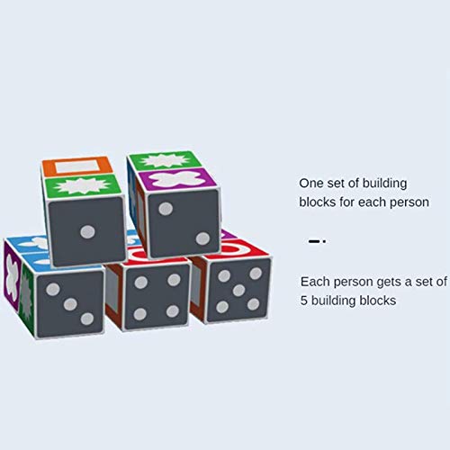 BAYDELKU Matching Game Puzzle Board Game Kit Puzzle Building Cubes Toys