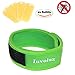Natural Mosquito Repellent Bracelet with 4 Plant Refills - Deet Free Insect & Bug Control Repellent Wristband Safe for Kids,Toddler & Adults - Enjoy 61 Day Outdoor Protection,Waterproof (Green)