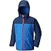 Columbia Big Boys Rain-Zilla Jacket, Super Blue/Carbon, Large